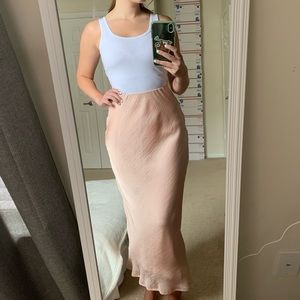 American Eagle Silky Midi Skirt